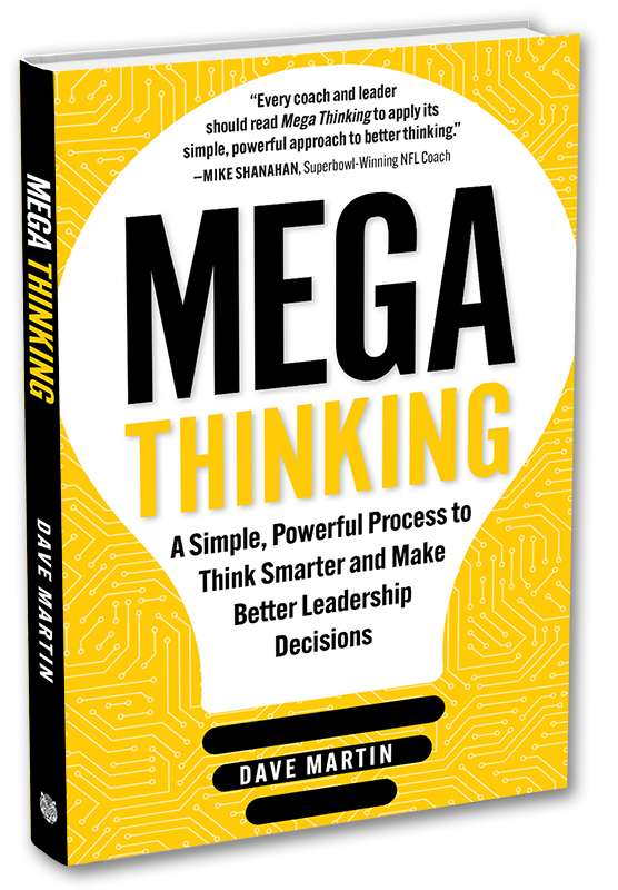 mega thinking by dave martin 3D cover endorsement